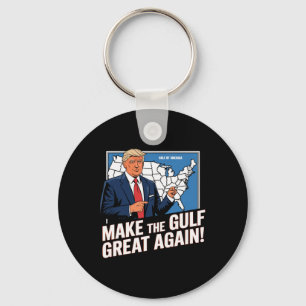 Trump Amerikas Golf-Mexiko-Präsident Trump Golf A Schlüsselanhänger