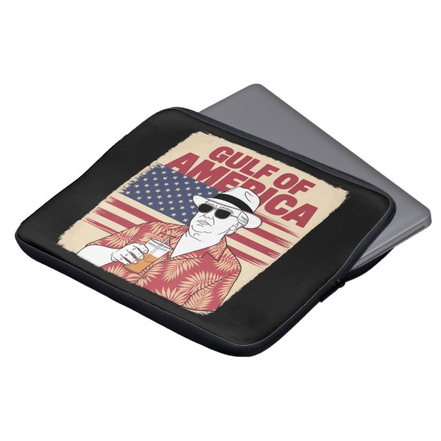 Trump Amerikas Golf-Mexiko-Präsident Trump Laptopschutzhülle (Vorne Oben)