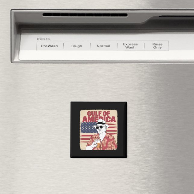 Trump Amerikas Golf-Mexiko-Präsident Trump Magnet (In Situ (Geschirrspüler))