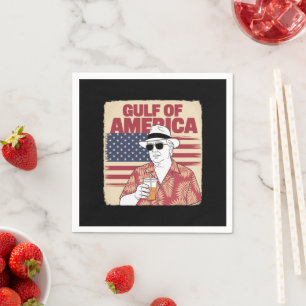 Trump Amerikas Golf-Mexiko-Präsident Trump Serviette