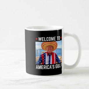 Trump Amerikas Golf-Mexiko-Präsident Trump Somber Kaffeetasse
