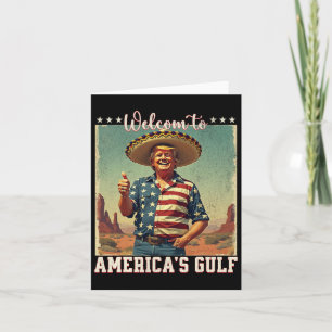 Trump Amerikas Golf-Mexiko-Präsident Trump Somber Karte