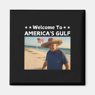 Trump Amerikas Golf-Mexiko-Präsident Trump Somber Magnet