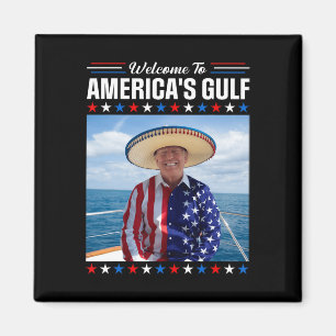 Trump Amerikas Golf-Mexiko-Präsident Trump Somber Magnet