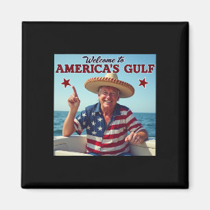 Trump Amerikas Golf-Mexiko-Präsident Trump Somber Magnet