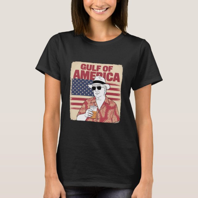 Trump Amerikas Golf-Mexiko-Präsident Trump T-Shirt (Vorderseite)