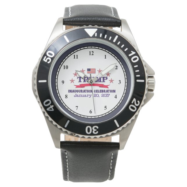 Trump-Amtseinführung Armbanduhr (Vorderseite)