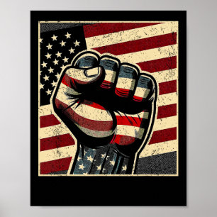 Trump Amtseinführung Republikanisch Patriotisch Am Poster