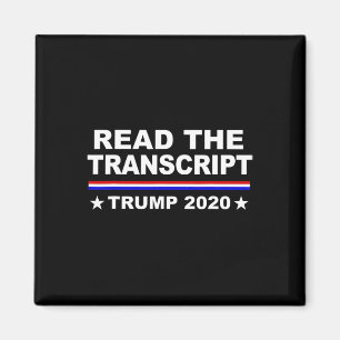 Trump Amtsenthebungs-Hoax-Shirt Lies das Transkrip Magnet