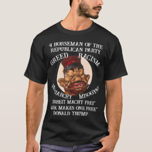 Trump "Arbeit macht frei" Republikanische Partei T-Shirt