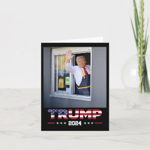 Trump arbeitet mit Trump, der französischen Fries Karte