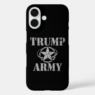 Trump Armee 47. US-Präsident Vintage Retro iPhone 16 Hülle