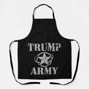 Trump Armee 47. US-Präsident Vintage Retro Schürze