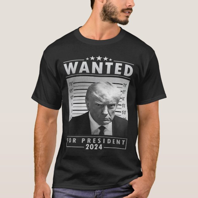 Trump Arrest Mugshot T - Shirt (Vorderseite)