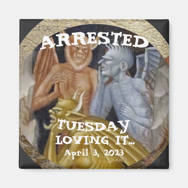 Trump Arrested Magnet (Vorne)