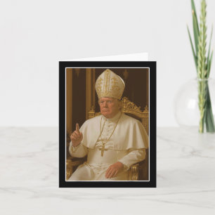 Trump As Vatican Church Pope Trump Funny Vatican C Karte