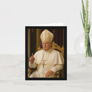Trump As Vatican Church Pope Trump Funny Vatican C Karte