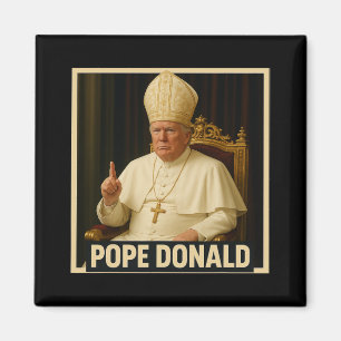 Trump As Vatican Church Pope Trump Funny Vatican C Magnet