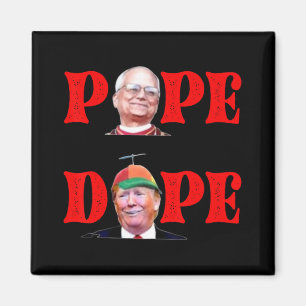 Trump As Vatican Church Pope Trump Funny Vatican C Magnet