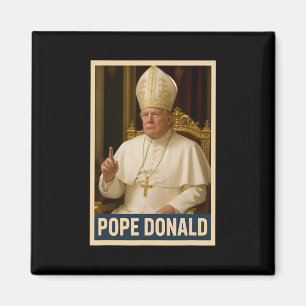 Trump As Vatican Church Pope Trump Funny Vatican C Magnet