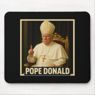 Trump As Vatican Church Pope Trump Funny Vatican C Mousepad