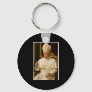 Trump As Vatican Church Pope Trump Funny Vatican C Schlüsselanhänger
