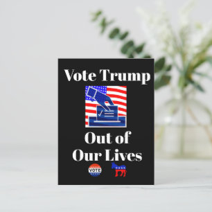 Trump aus unserer Lives-Postkarte wählen Postkarte
