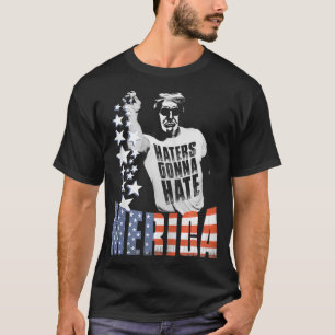Trump Bae Funny 4. Juli Trump Salz Zip T-Shirt