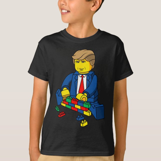 Trump baut ein Wall-T-Shirt T-Shirt (Vorderseite)
