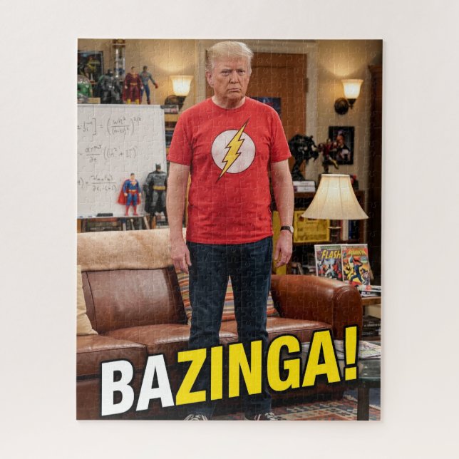 Trump Bazinga Lustiger Gotcha-Meme (Vertikal)