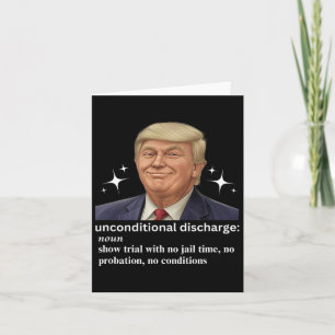Trump - bedingungslose Entlassungsklage Politische Karte