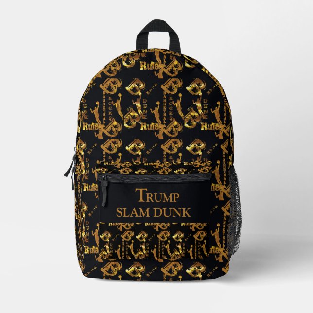 TRUMP BEDRUCKTER RUCKSACK (Vorderseite)