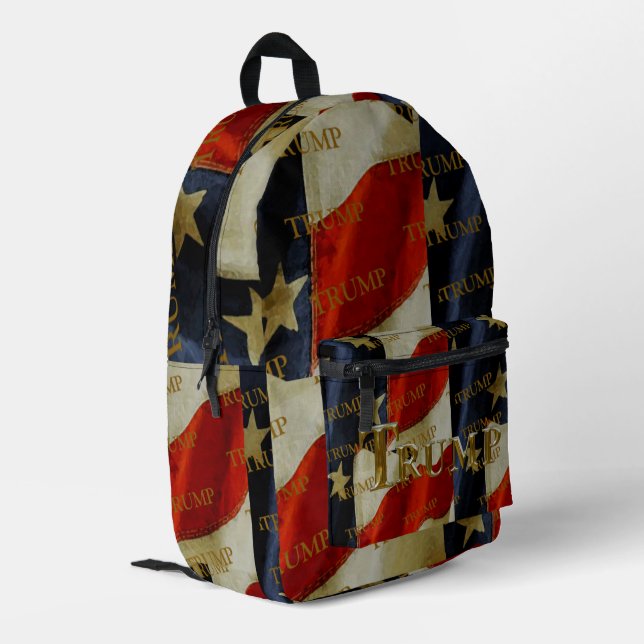 TRUMP BEDRUCKTER RUCKSACK (Rückseitige Ecke links)