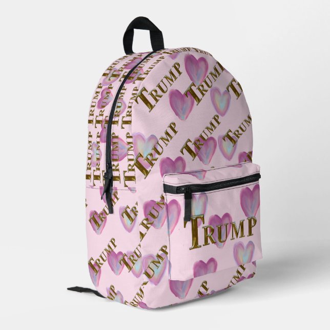 TRUMP BEDRUCKTER RUCKSACK (Rückseitige Ecke links)