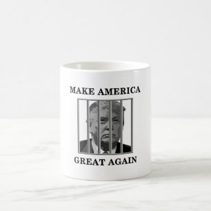 Trump Behind Bars Kaffeetasse