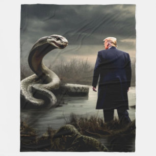 TRUMP BEKÄMPFT DIE SCHLANKEN IM SCHWAMP FLEECEDECKE