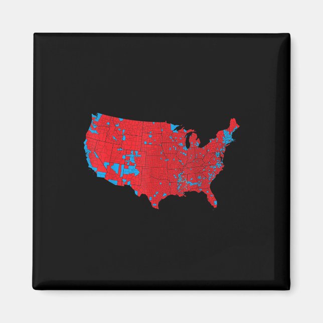 Trump besser abdecken 2024 Interaktive Wahlbeobach Magnet (Vorne)