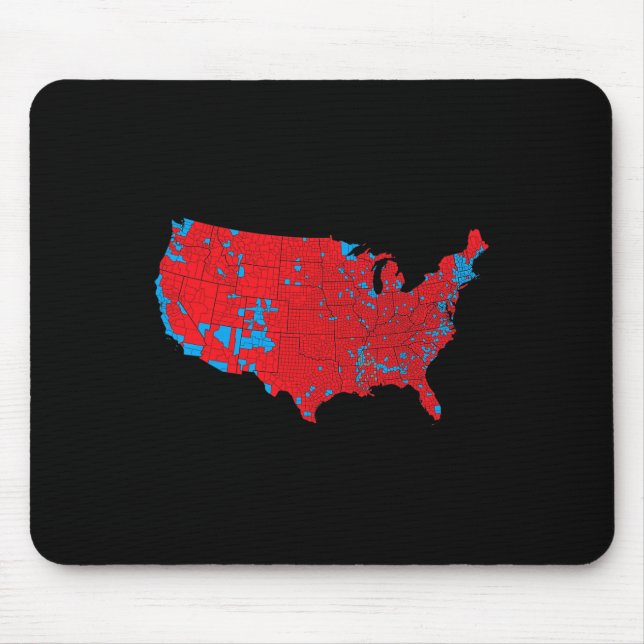 Trump besser abdecken 2024 Interaktive Wahlbeobach Mousepad (Vorne)