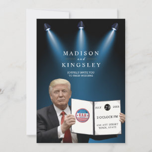 Trump Best 💍 Patriot Wedding Einladung