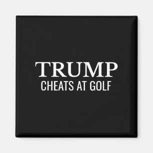 Trump betrügt beim Golf – Lustiger politischer Pro Magnet