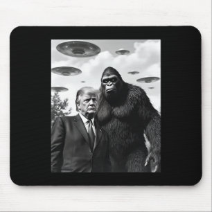 Trump Bigfoot Ufo Alien Begegnung Außerirdischer Mousepad