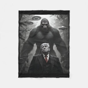 Trump Bigfoot Ufo Alien Begegnung Besuchs Verschwö Fleecedecke