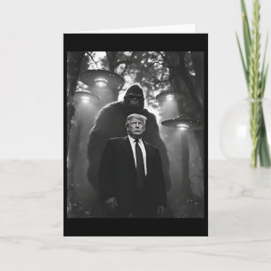 Trump Bigfoot UFO Außerirdische Begegnung Uap Inva Karte