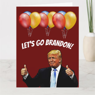 TRUMP BIRTHDAY LASS'S GO BRANDON CARDS KARTE