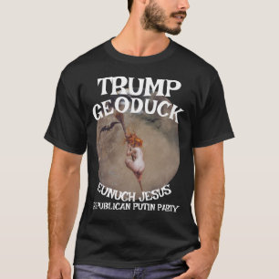 Trump Black Hexe Jesus Republikanisches Pee-Party T-Shirt
