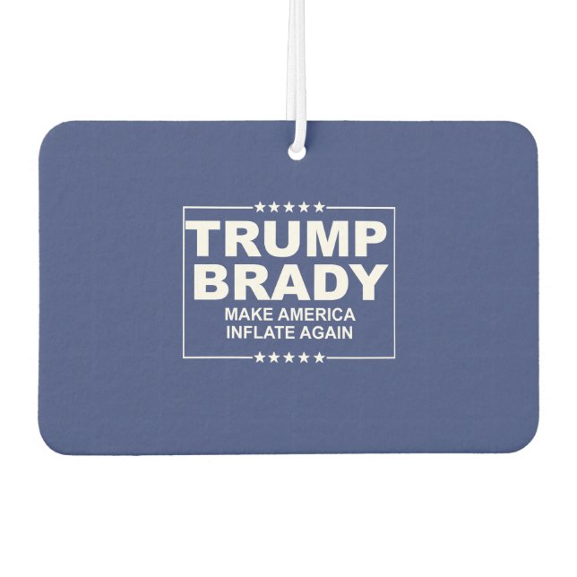 Trump Brady 2016 Autolufterfrischer (Vorderseite)