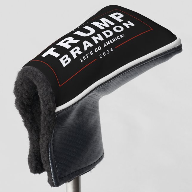 Trump Brandon 2024™ Golf Putter Cover Headcover (3/4 Vorderseite)