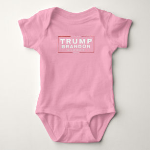 Trump Brandon 2024™ Wahl Pink Baby Bodysuit Strampler