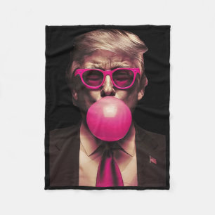 Trump Bubble Gum Fleecedecke