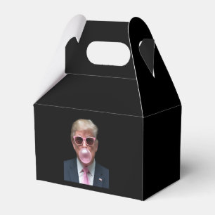 Trump Bubble Gum Pink Funny US Präsident Geschenkschachtel